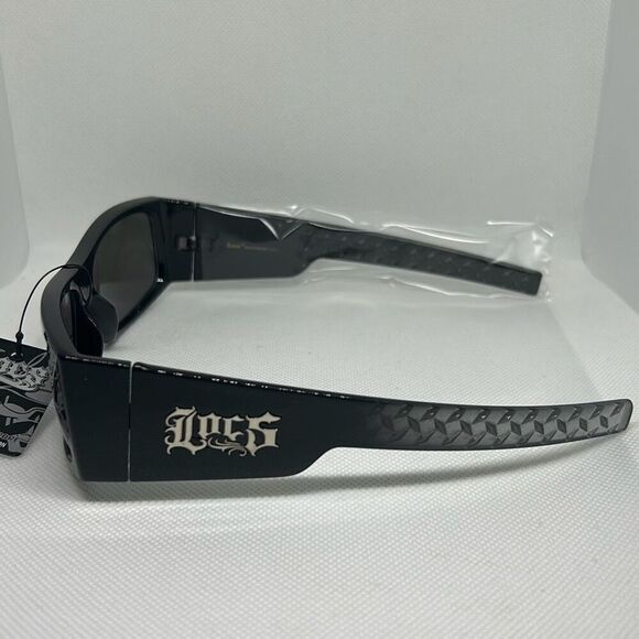 Locs Mens Mirrored Hardcore Sunglasses - Picture 2 of 3